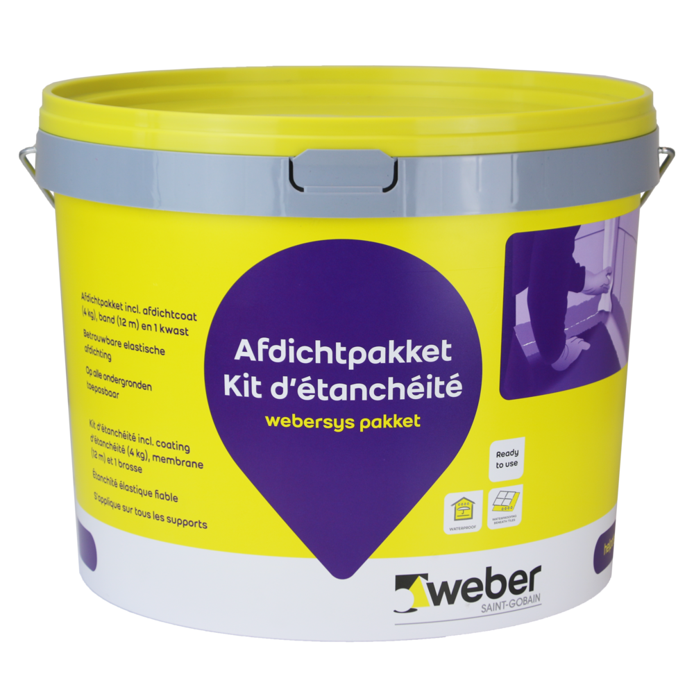 PACKSHOT AFDICHTPAKKET Weber Afdichtpakket webersys pakket